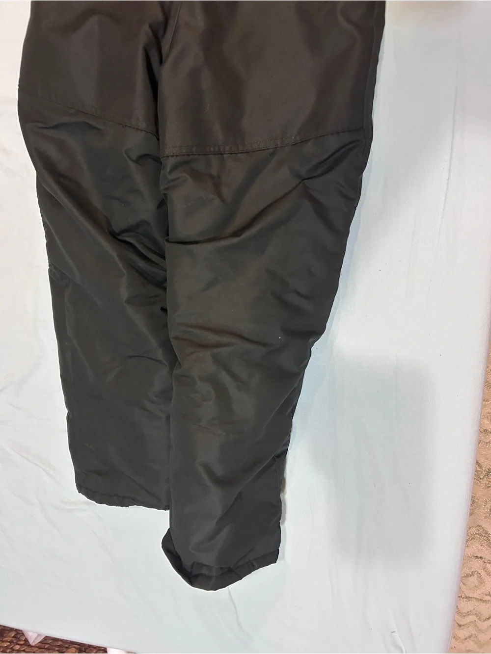 Cat and Jack Kids 6/7 Black Snow Bib Overalls